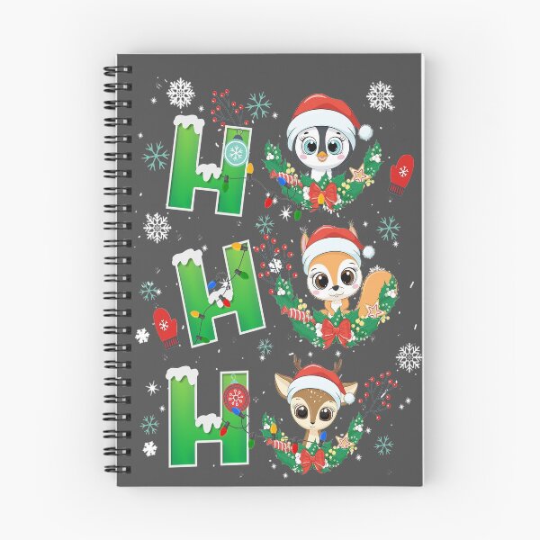 Item preview, Funny Hohoho With Cute Animals Wearing Santa Hat designed and sold by Meggie179.