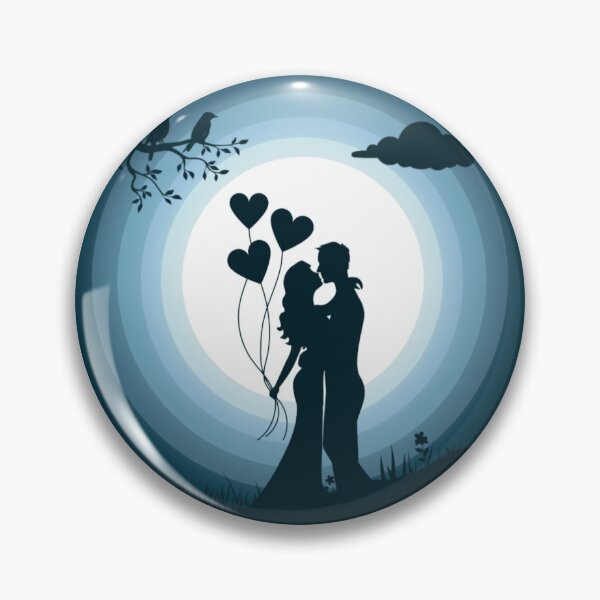 Item preview, Couple love feel Graphic landscape vactor Art  designed and sold by Tshirtstory.