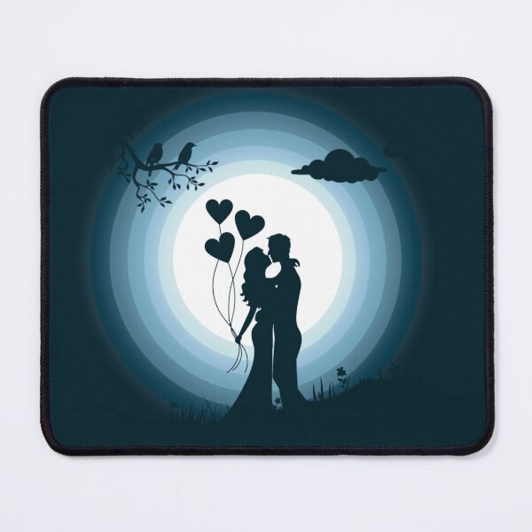 Item preview, Couple love feel Graphic landscape vactor Art  designed and sold by Tshirtstory.