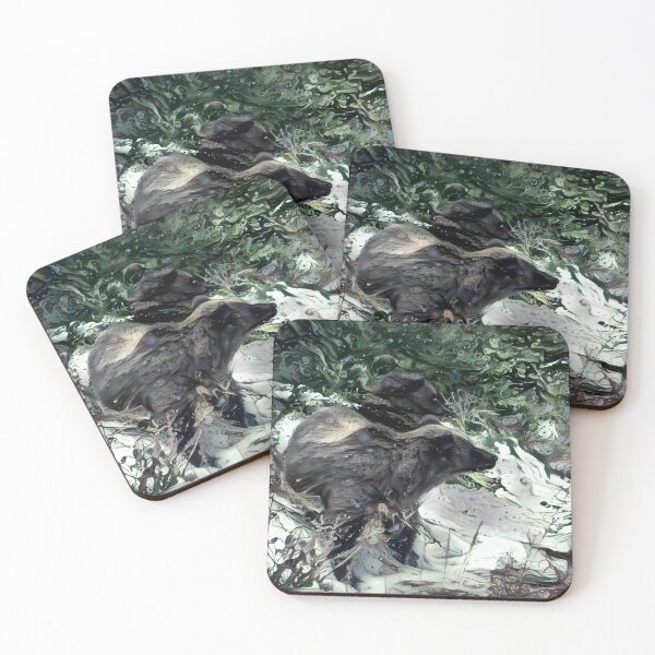Item preview, Bears in snow designed and sold by PlacidHinds.