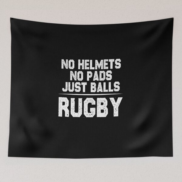 Item preview, american rugby no helmets no pads just balls rugby gift sarcastic offended saying Birthday Meme Girlfriend boyfriend designed and sold by joygift369.