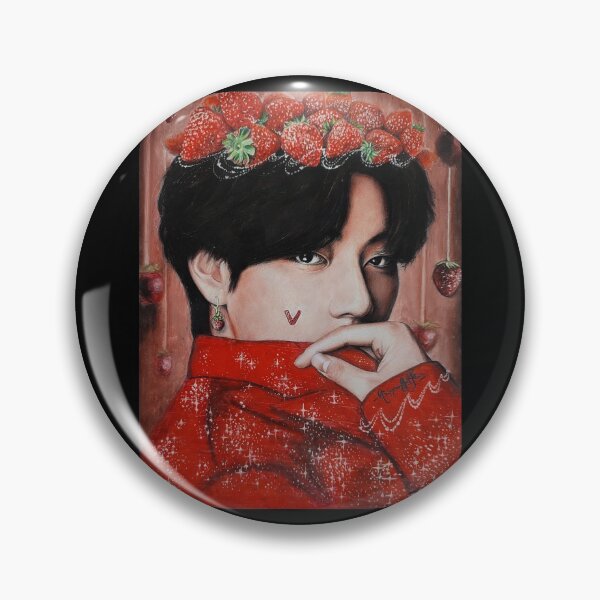 Item preview, Strawberry Taehyung (BTS - V)  designed and sold by simranspace.
