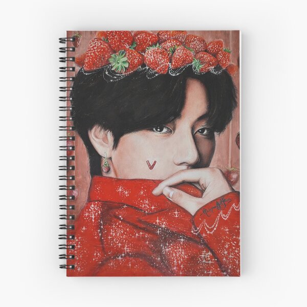 Item preview, Strawberry Taehyung (BTS - V)  designed and sold by simranspace.