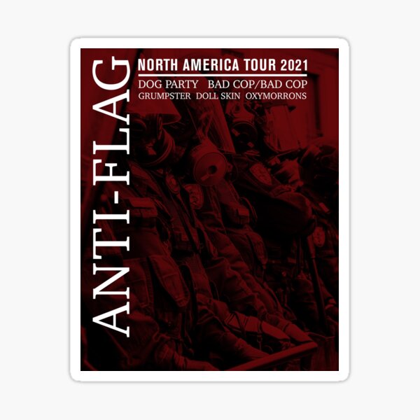 flag north america anti DP BC Sticker