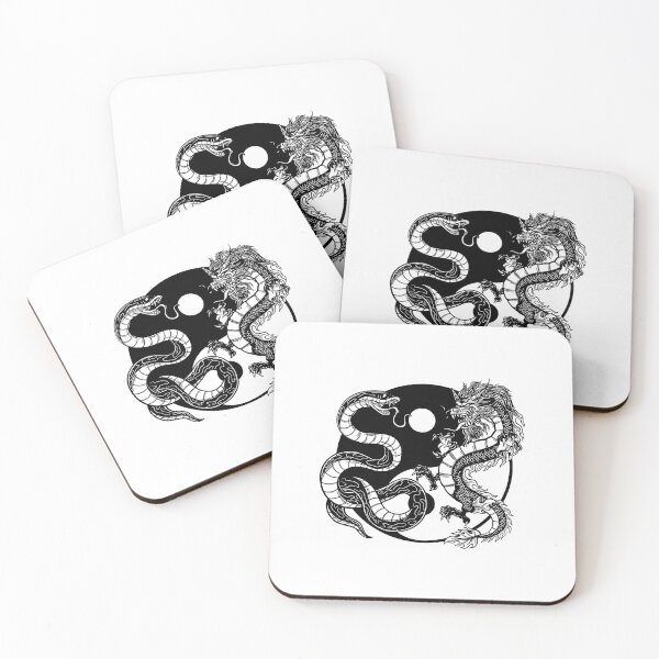 Item preview, Yin Yang dragon snake designed and sold by DerSenat.