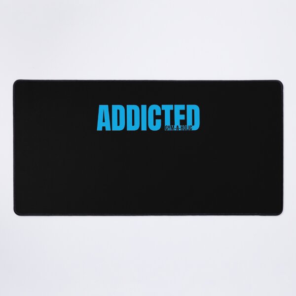 Item preview, ADDICTED Gym-A-holic Baby Blue designed and sold by HeavyLiftGift.