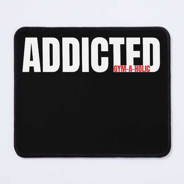 Item preview, ADDICTED Gym-A-holic White/Red designed and sold by HeavyLiftGift.