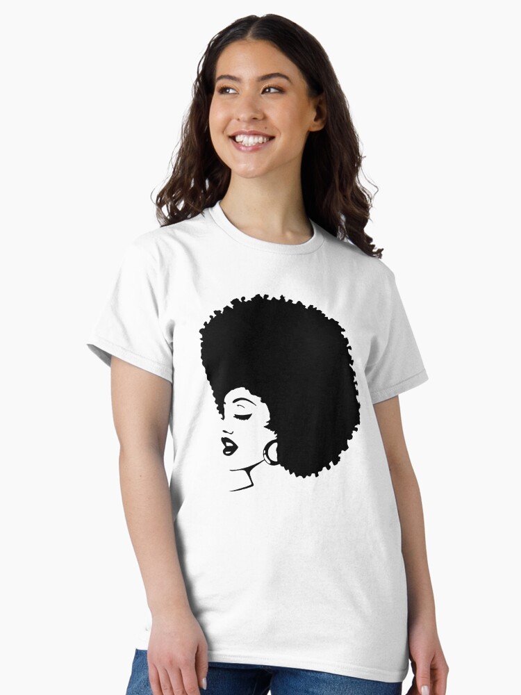 Thumbnail 2 of 7, Classic T-Shirt, Love Black Hair designed and sold by sourceoflife.