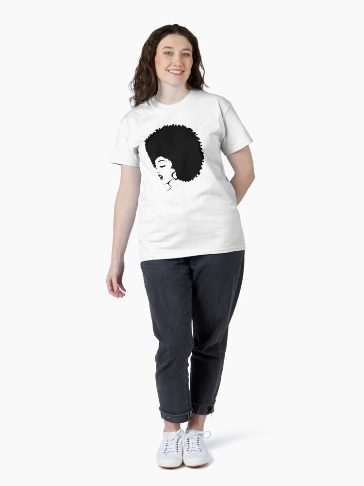 Thumbnail 4 of 7, Classic T-Shirt, Love Black Hair designed and sold by sourceoflife.