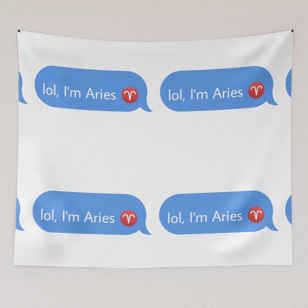 Item preview,  lol I am aries designed and sold by Textcallout.