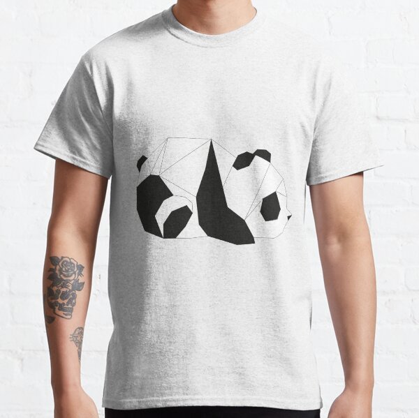 Panda géométrique T-shirt classique