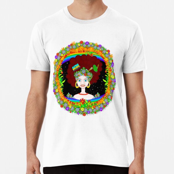 AFRO BRASIL - Flores Camiseta premium