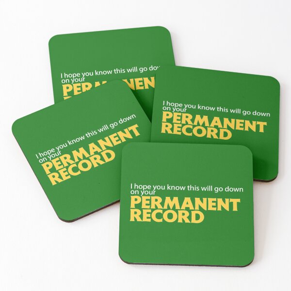 Item preview, I hope you know this will go down on your Permanent Record   designed and sold by JohnsonGraham.