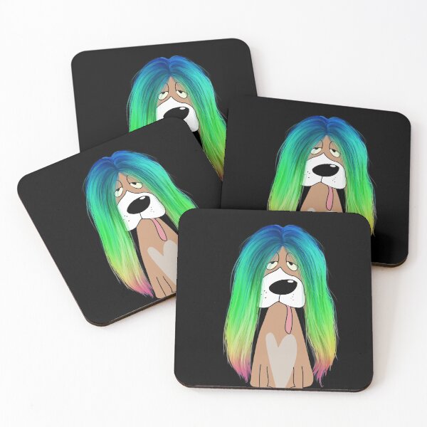 Item preview, Dogs in wigs designed and sold by KHAFiT.
