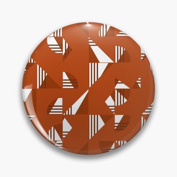 Artikelvorschau, Mid Century Modern Pattern, Brick Red entworfen und verkauft von bubblyshades.