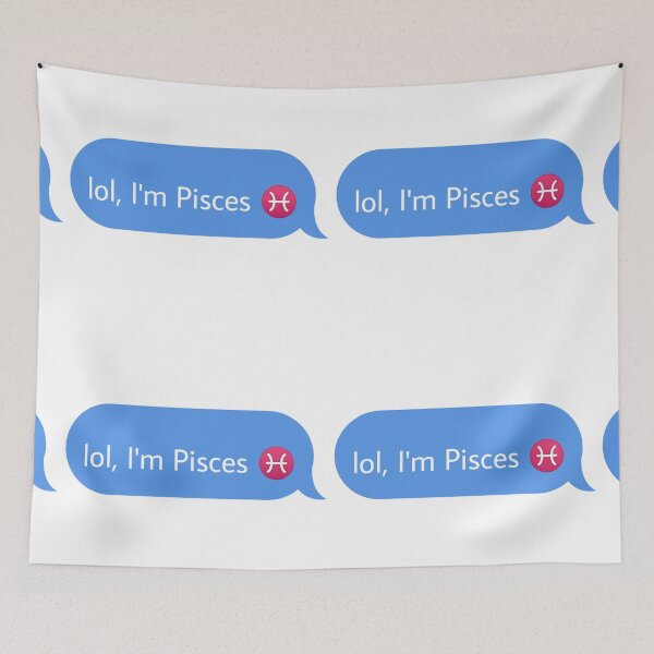 Item preview, lol I am Pisces designed and sold by Textcallout.