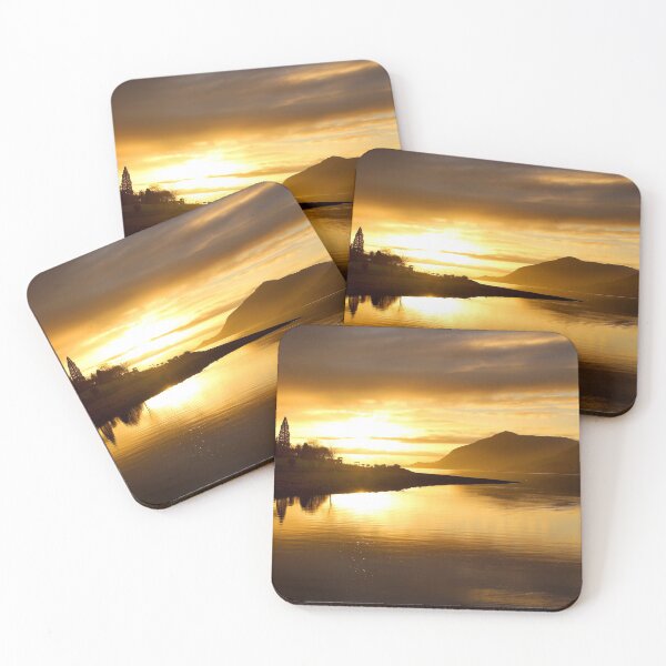 Item preview, Winter sunset on Loch Eil in Fort William, Scotland designed and sold by chiaravisuals.