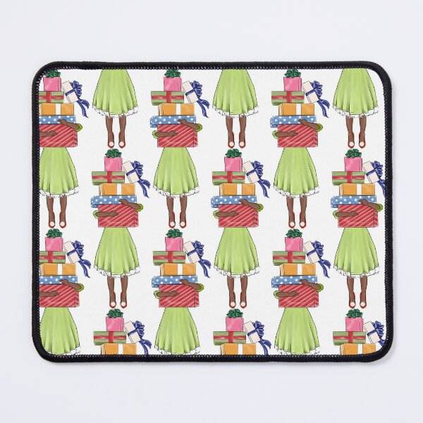 Item preview, Christmas Shopping Girl Gift Toy Surprise Watercolor Presents designed and sold by CreativeBu.