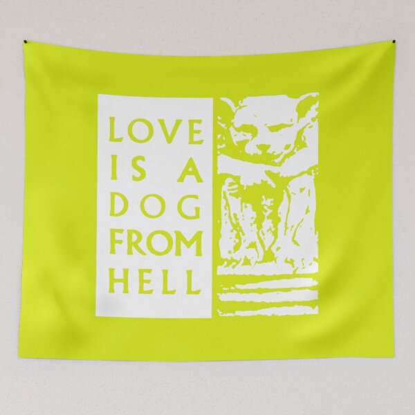 Item preview, Love is a dog from Hell  t shirt tee  bukowski   designed and sold by JohnsonGraham.