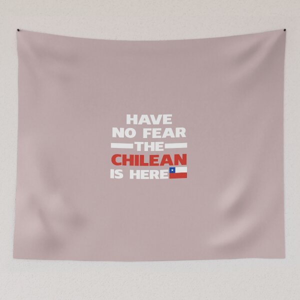 Item preview, Have No Fear The Chilean Is Here Proud Chile Pride Funny Flag  designed and sold by AlwaysAwesome.