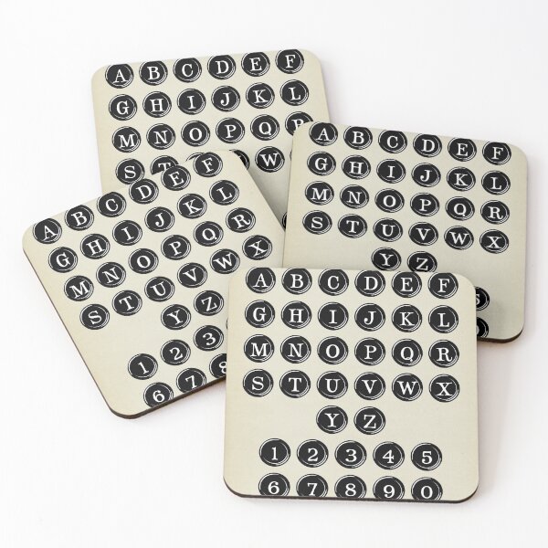 Item preview, Vintage typewriter letters and numbers designed and sold by LeAllureVintage.