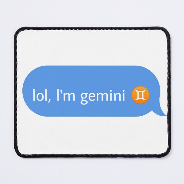 Item preview, lol I am gemini designed and sold by Textcallout.