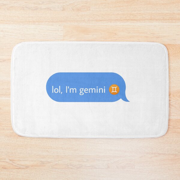Item preview, lol I am gemini designed and sold by Textcallout.