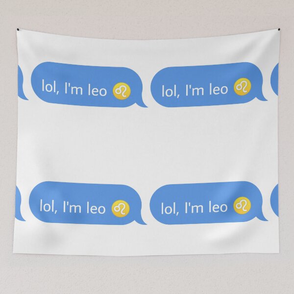 Item preview, lol I am leo designed and sold by Textcallout.
