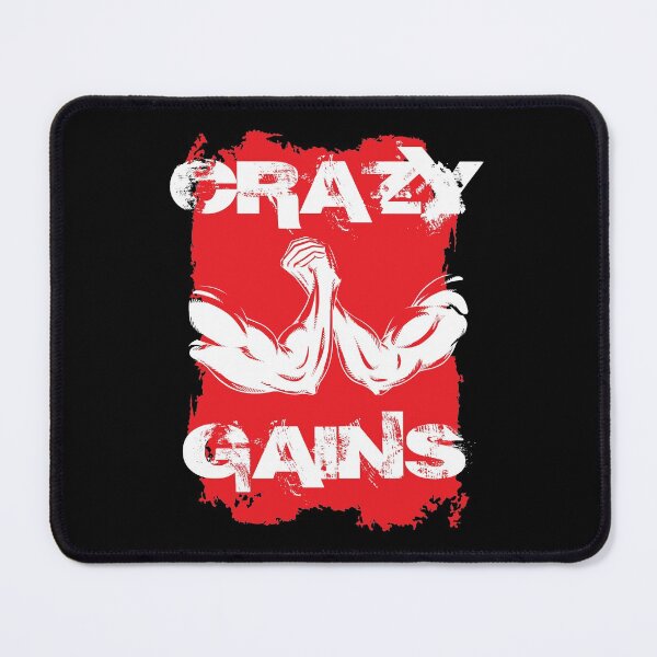 Item preview, Crazy gains - Nothing beats the feeling of power that weightlifting, powerlifting and strength training it gives us! A beautiful vintage movie design representing body positivity! designed and sold by crazycollective.