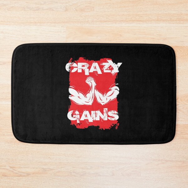 Item preview, Crazy gains - Nothing beats the feeling of power that weightlifting, powerlifting and strength training it gives us! A beautiful vintage movie design representing body positivity! designed and sold by crazycollective.