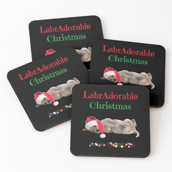 Item preview, Labradorable Christmas. Yellow Lab Puppy designed and sold by trendingatees.