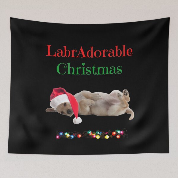 Item preview, Labradorable Christmas. Yellow Lab Puppy designed and sold by trendingatees.
