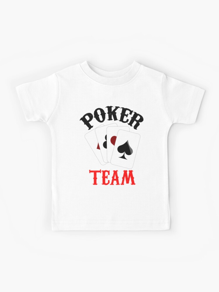 clearance] Poker Color Short Sleeve T-shirt black-S