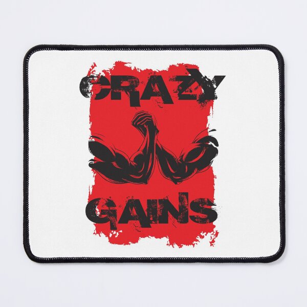 Item preview, Crazy gains - Nothing beats the feeling of power that weightlifting, powerlifting and strength training it gives us! A beautiful vintage movie design representing body positivity! designed and sold by crazycollective.