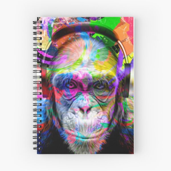 Item preview, Colorful artistic monkey designed and sold by Dbanksdesign.