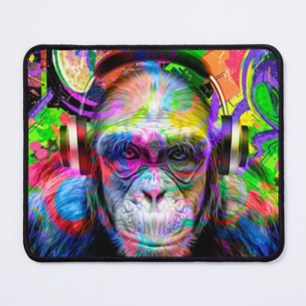 Item preview, Colorful artistic monkey designed and sold by Dbanksdesign.