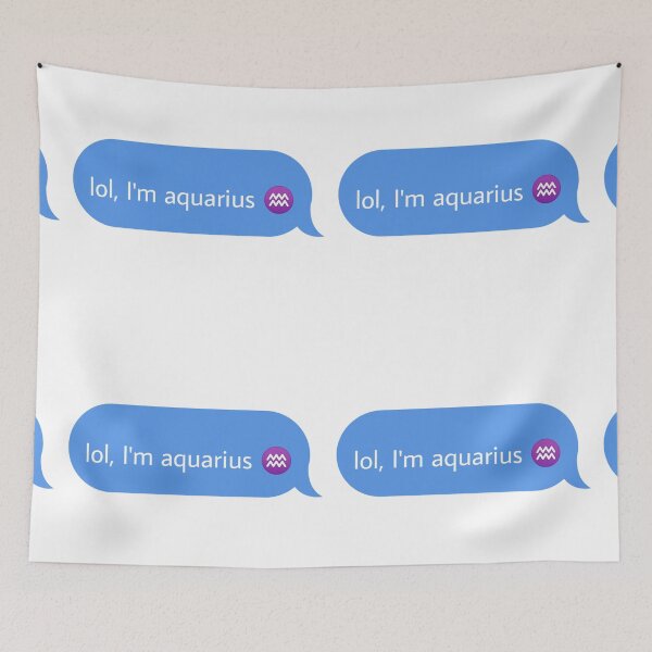 Item preview, lol I am aquarius designed and sold by Textcallout.