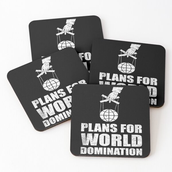 Item preview,  MY PLANS FOR WORLD DOMINATION designed and sold by Anoirshop ⭐⭐⭐⭐⭐.