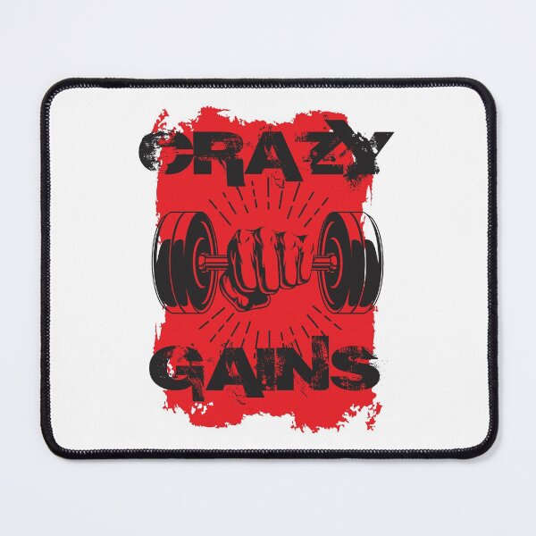 Item preview, Crazy gains - Nothing beats the feeling of power that weightlifting, powerlifting and strength training it gives us! A beautiful vintage design representing body positivity! designed and sold by crazycollective.