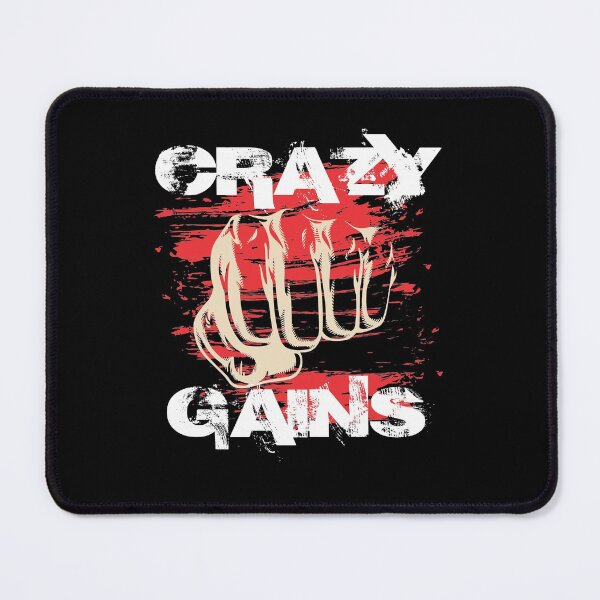 Item preview, Crazy gains - Nothing beats the feeling of power that weightlifting, powerlifting and strength training it gives us! A beautiful vintage design representing body positivity! designed and sold by crazycollective.
