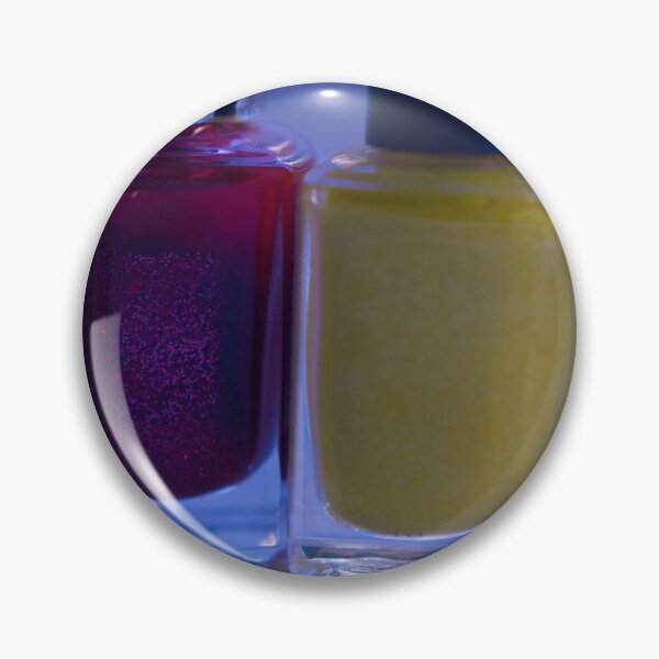 Item preview, Close up of blue, red and yellow nail polish designed and sold by GemaIbarra.