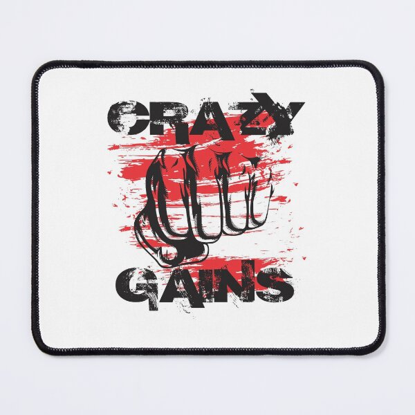 Item preview, Crazy gains - Nothing beats the feeling of power that weightlifting, powerlifting and strength training it gives us! A beautiful vintage design representing body positivity! designed and sold by crazycollective.