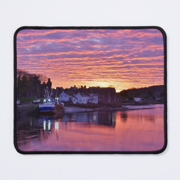 Spectacular Kirkcudbright Harbour Sunset Mouse Pad