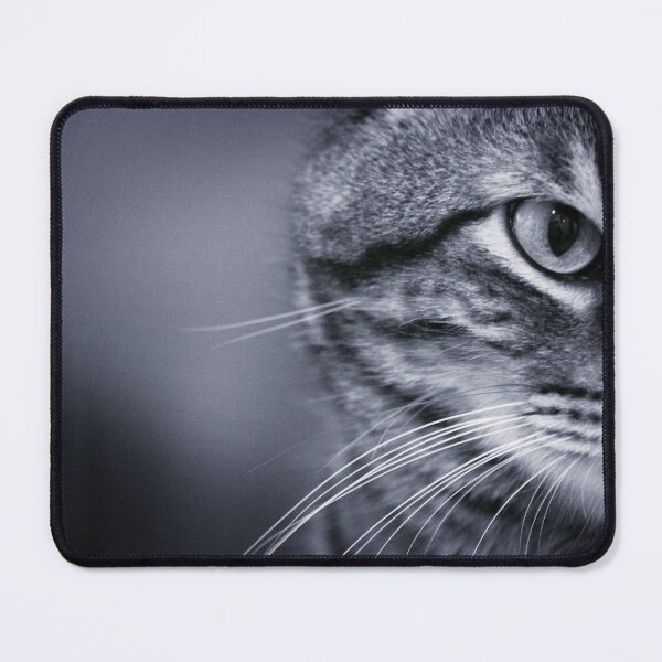 Item preview, Portrait of cat in black and white designed and sold by GemaIbarra.