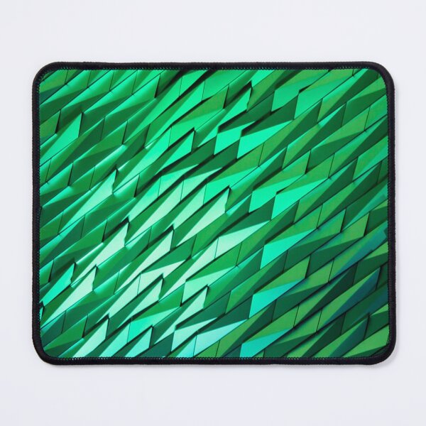 Item preview, Green, black, yellow, and white abstract pattern photographed as part of the Titanic Visitor Centre in Belfast designed and sold by Drew McAvoy.