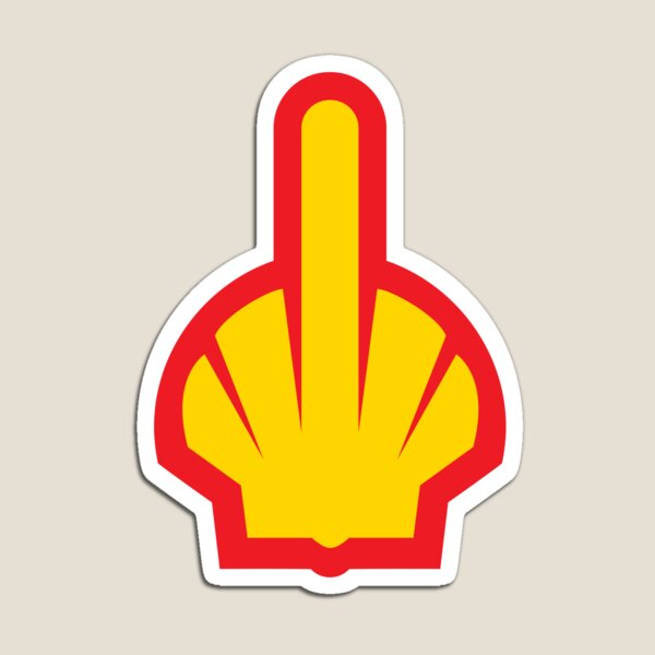 Vista previa del artículo con la obra «Joder Shell | Combustible fósil», diseñado y vendido por VektorVaughn.
