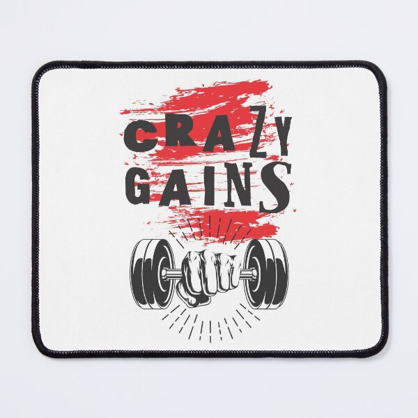 Item preview, Crazy gains - Nothing beats the feeling of power that weightlifting, powerlifting and strength training it gives us! A beautiful vintage design representing body positivity! designed and sold by crazycollective.