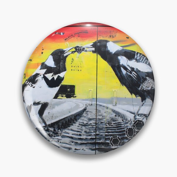 Item preview, Chorus Cabinet Art - Black Diamond Magpies designed and sold by Phil Le Cren.