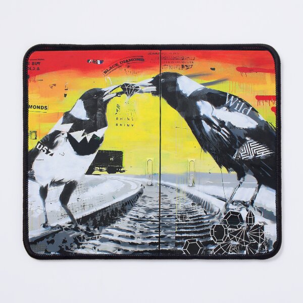 Item preview, Chorus Cabinet Art - Black Diamond Magpies designed and sold by Phil Le Cren.