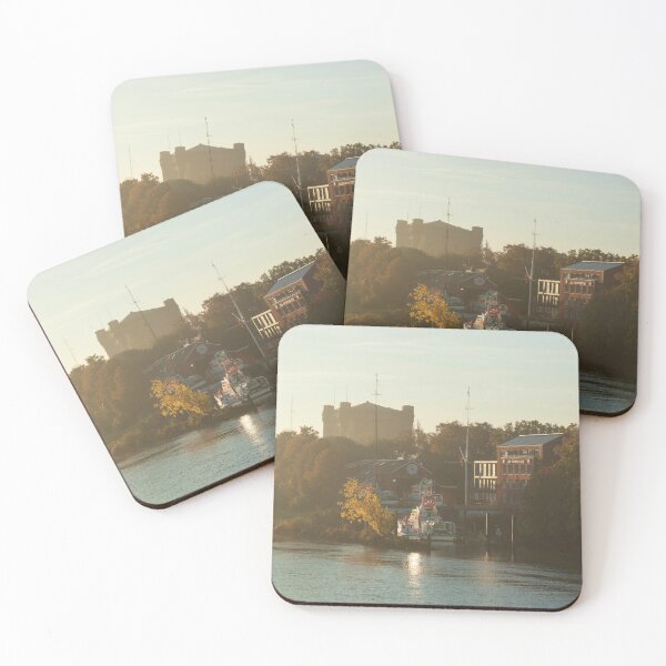 Item preview, Water tower, Weser, morning, morning mist, fog, Bremen, Germany designed and sold by Torsten  Krüger.